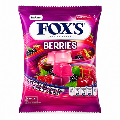 FOX’S Crystal Clear Berries Candy – 90g